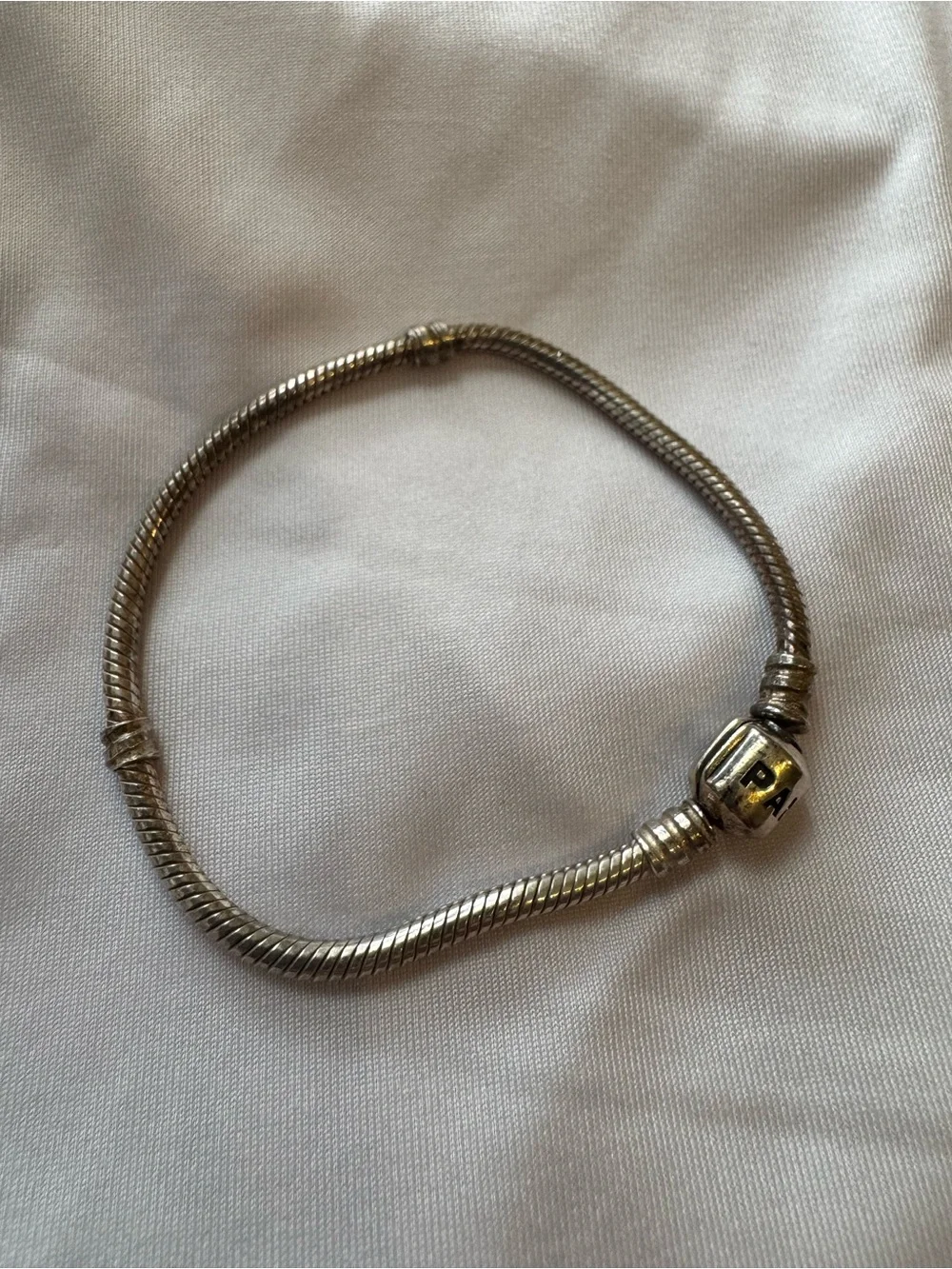 Authentic 7” Pandora Bracelet